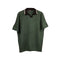 Textured short sleeve polo shirt